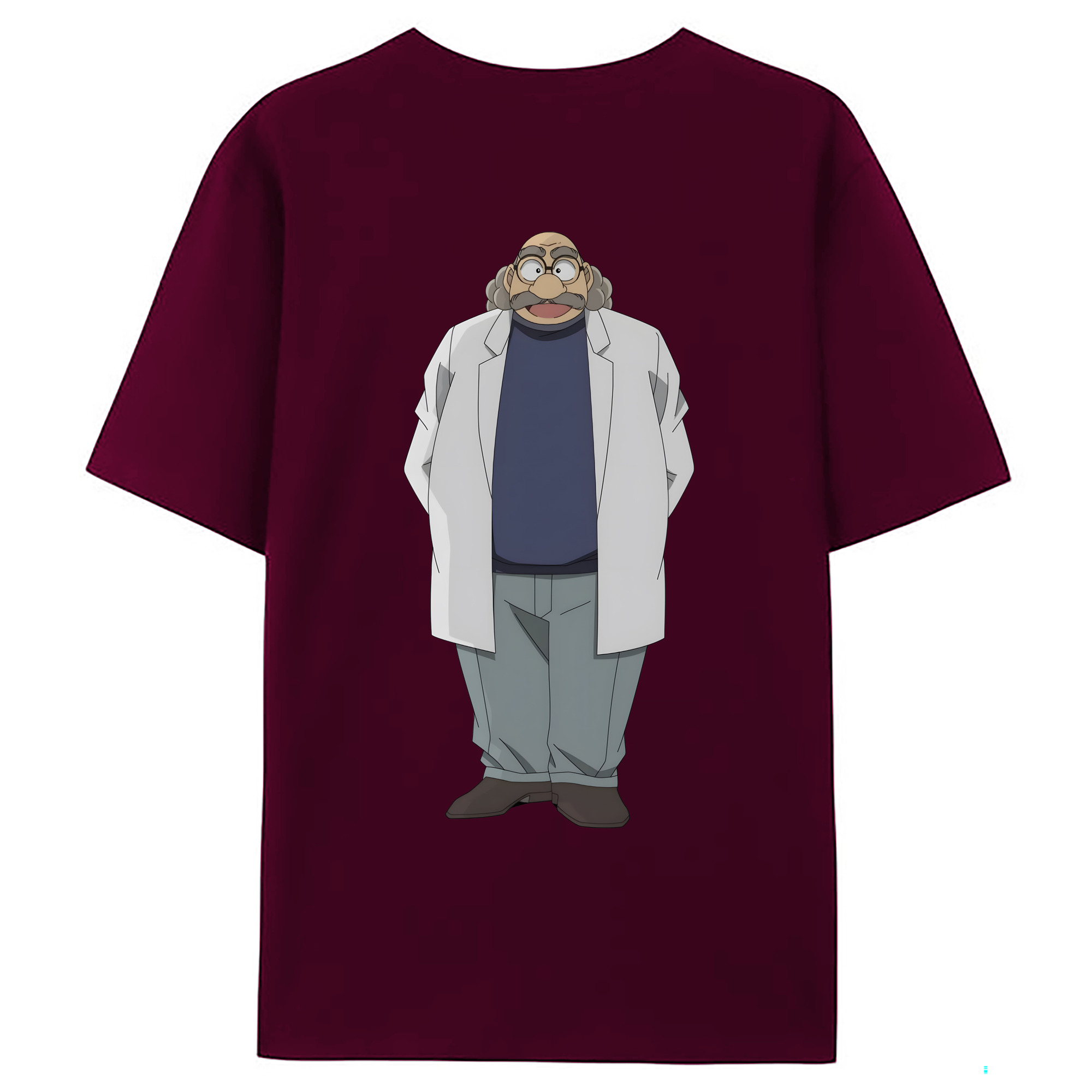 （画像用） 名探偵コナン あがさ ひろし Detective Conan Agasa Hiroshi レディース半袖Tシャツ(バックプリント)